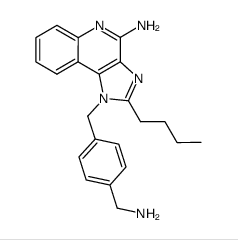 1-(4-(aminomethyl)benzyl)-2-butyl-1H-imidazo[4,5-c]quinolin-4-ylamine